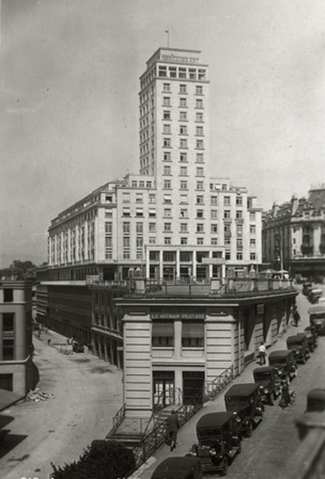 Une ancienne image du bâtiment Bel-Air.